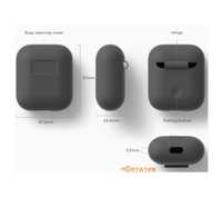 Чехол Elago Silicone Case for Airpods Dark Grey (EAPSC-DGY)