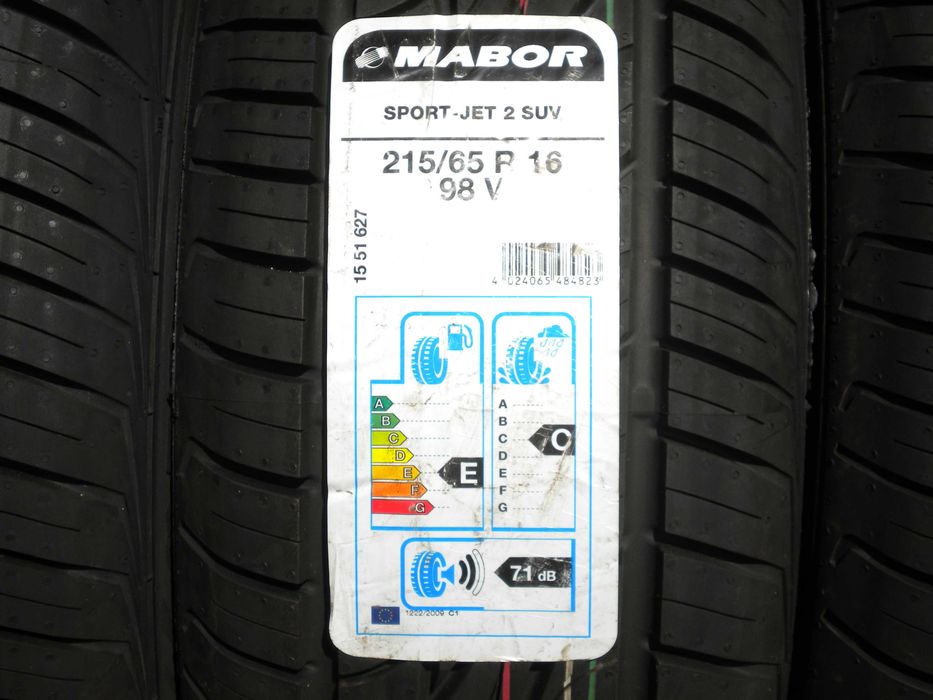 4x Opony letnie MABOR SPORT-JET 2 215/65R16 98V