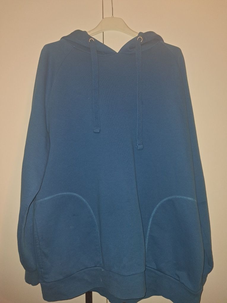 Bluza oversize niebieska