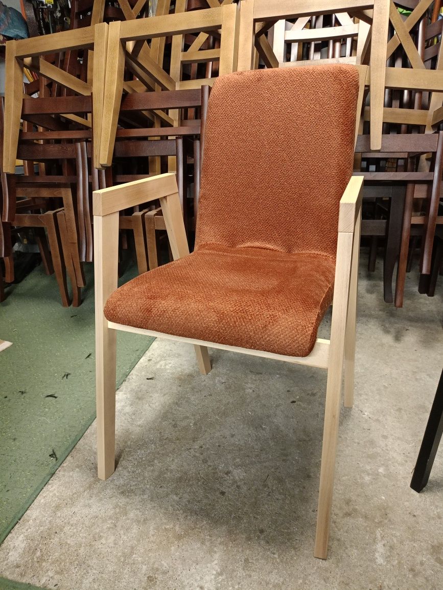 Krzesło, fotel, krzesła drewniane z podłokietnikami, loft, vintage