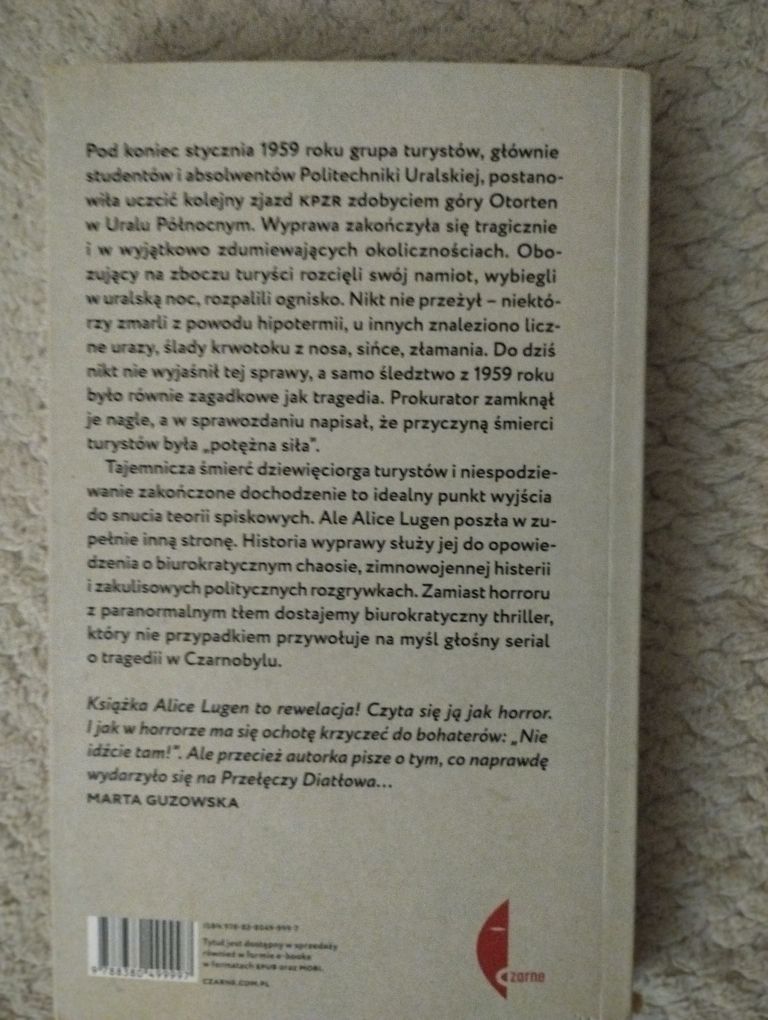 Alice Lugen. Tragedia na Przełęczy Diatlowa