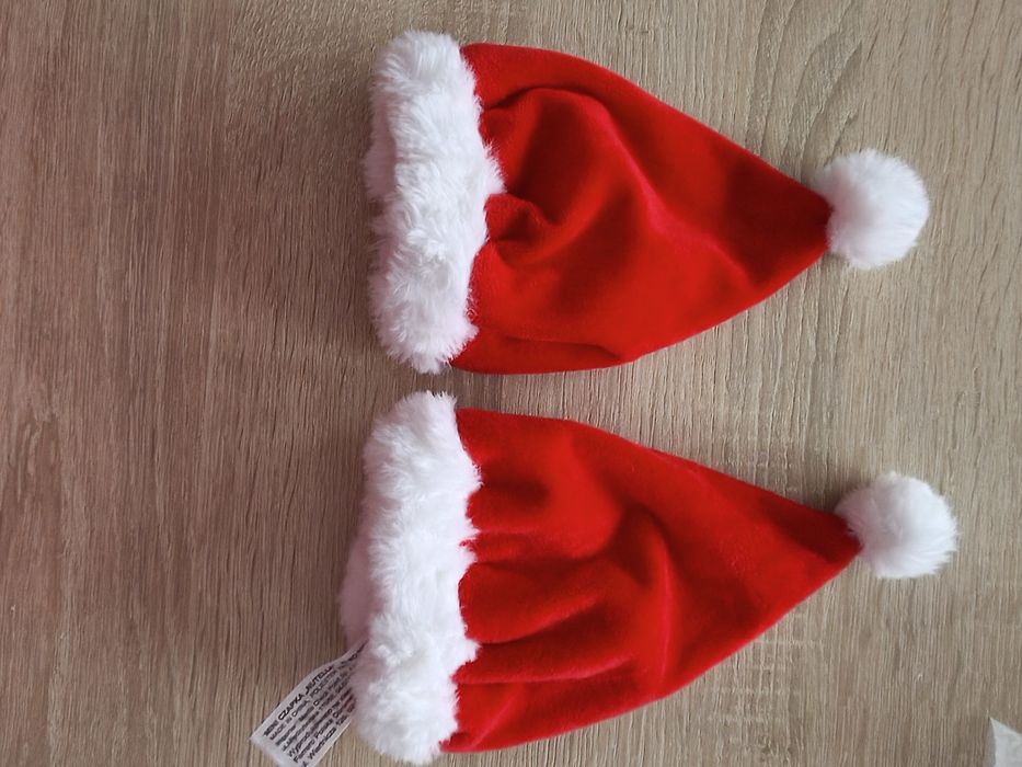 Czapki Mikołajowe na butelkę,sloik i itd