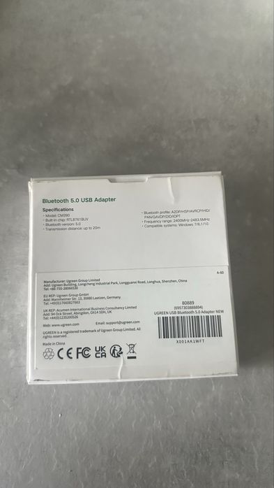 Adaptador USB UB5A Bluetooth