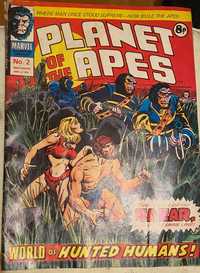 Revista Marvel 1974 planet of the apes número 2, edição UK. Como nova.