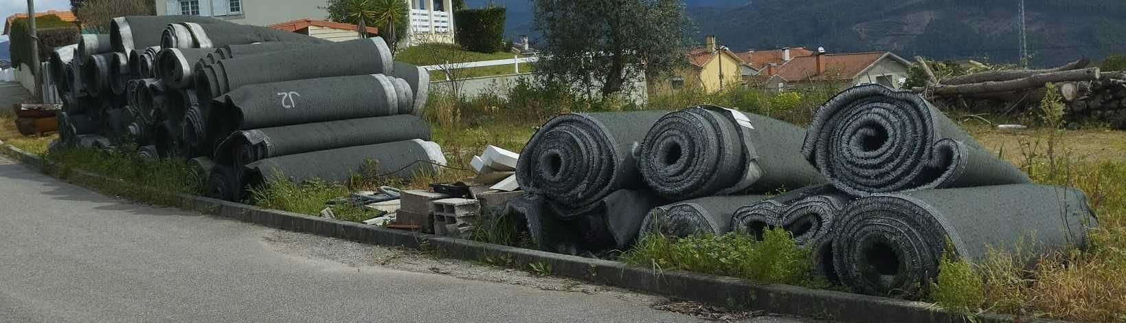 Relvado de futebol 1000m2 usado em bom estado