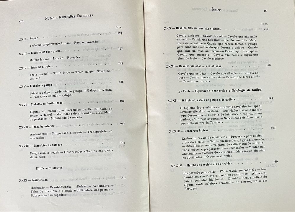 Notas e Refleções Equestres