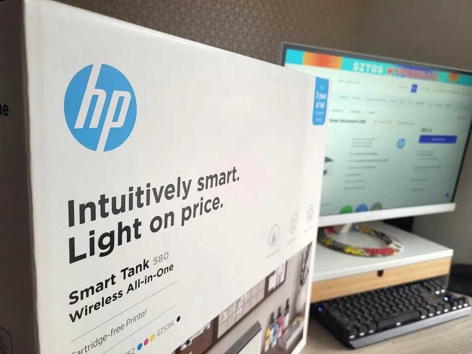 NAJTANIEJ Drukarka HP Smat Tank 580 Stan idealny