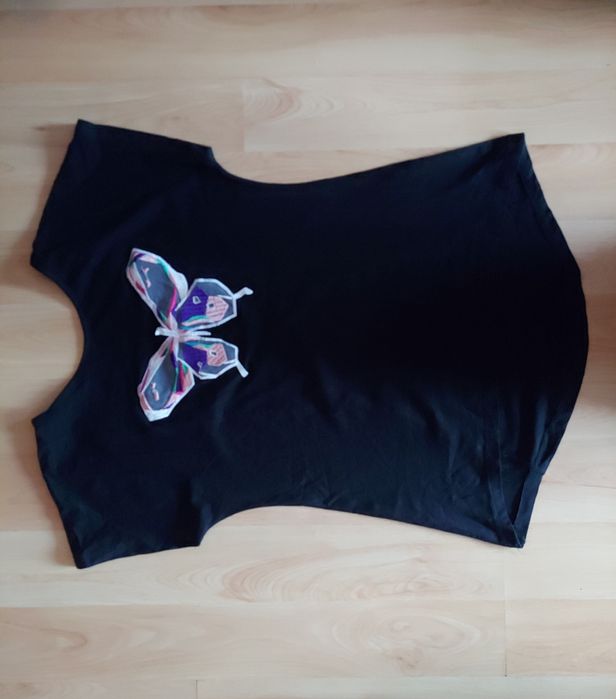 bluzka | motyl | motylek | asymetryczna | dłuższy tył | kokarda | koka