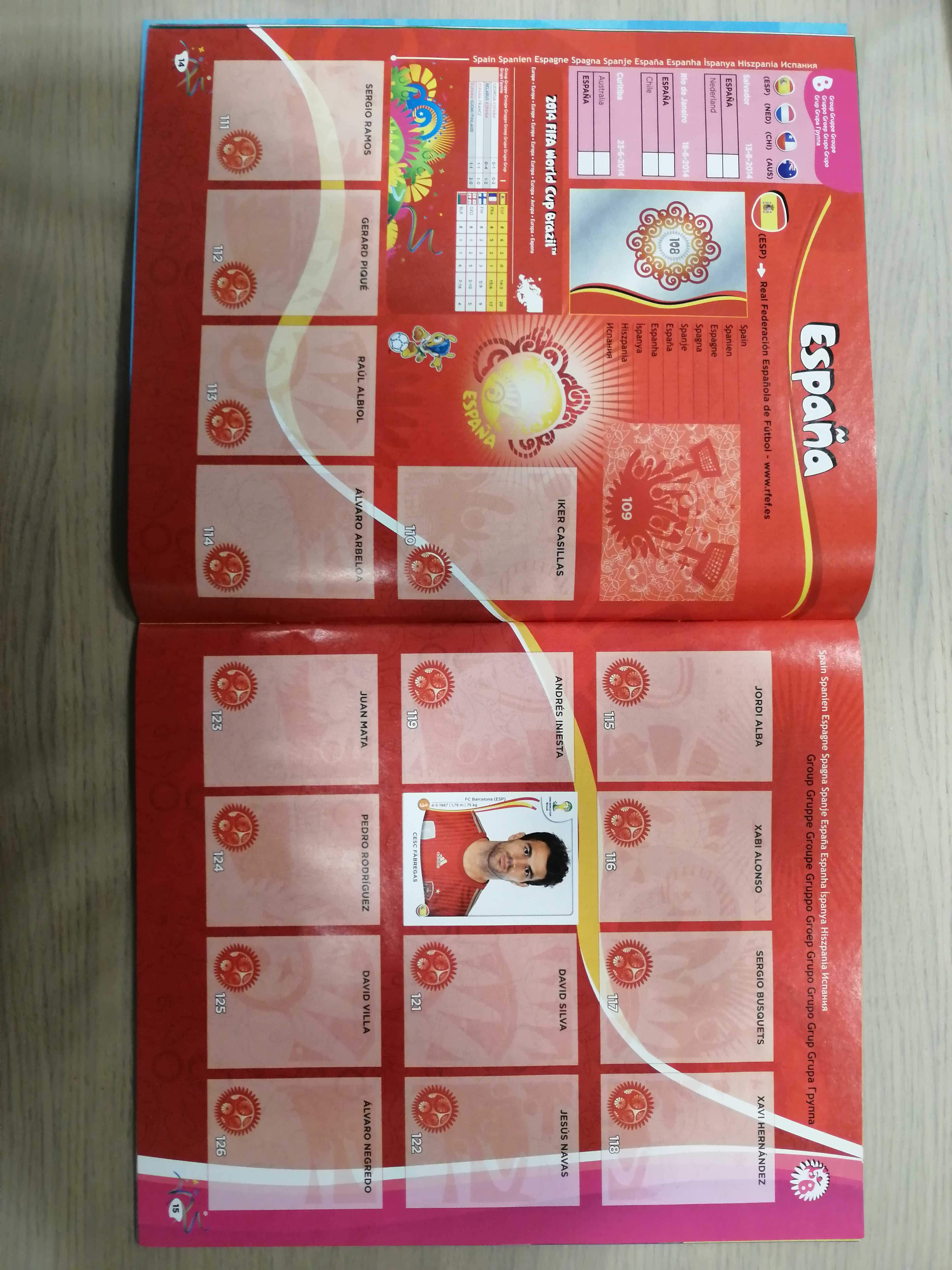 Caderneta Mundial Brasil 2014 - Panini [Incompleta]