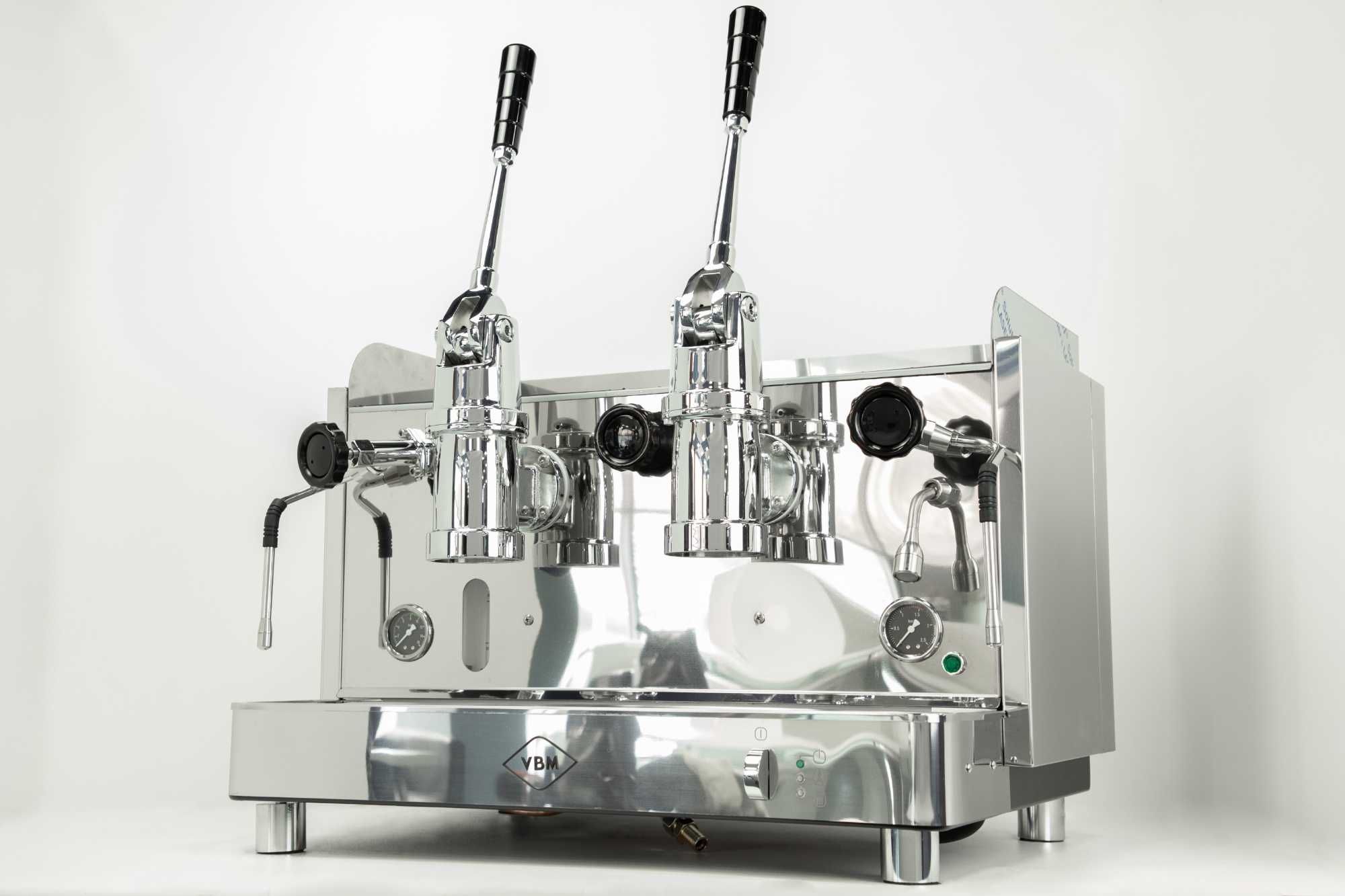 Нова професійна Італійська кавоварка VBM Replica Piston 2GR Inox НДС