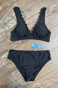 Cupshe L 40 strój kąpielowy dwuczęściowy Bikini czarne