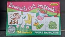 Układanka Zwierzaki ich przysmaki