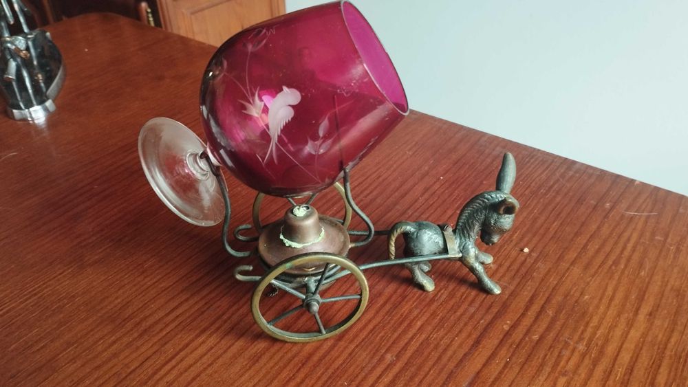 Aquecedor de conhaque antigo