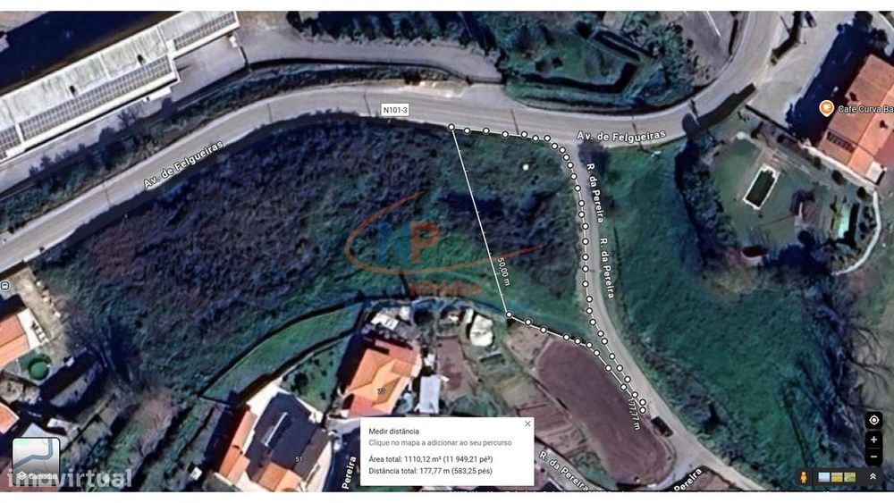 Terreno de construção com 1110m2