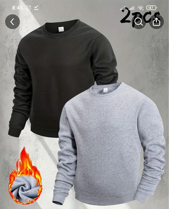 Чоловічі осінньо-зимові модні светри з круглим вирізом