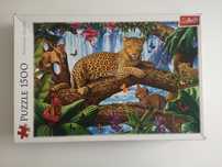 Puzzle 1500, Trefl, "Odpoczynek wśród drzew"