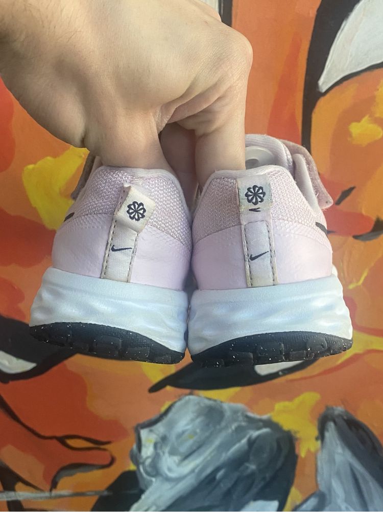 Nike running кроссовки 31 размер детские розовые оригинал