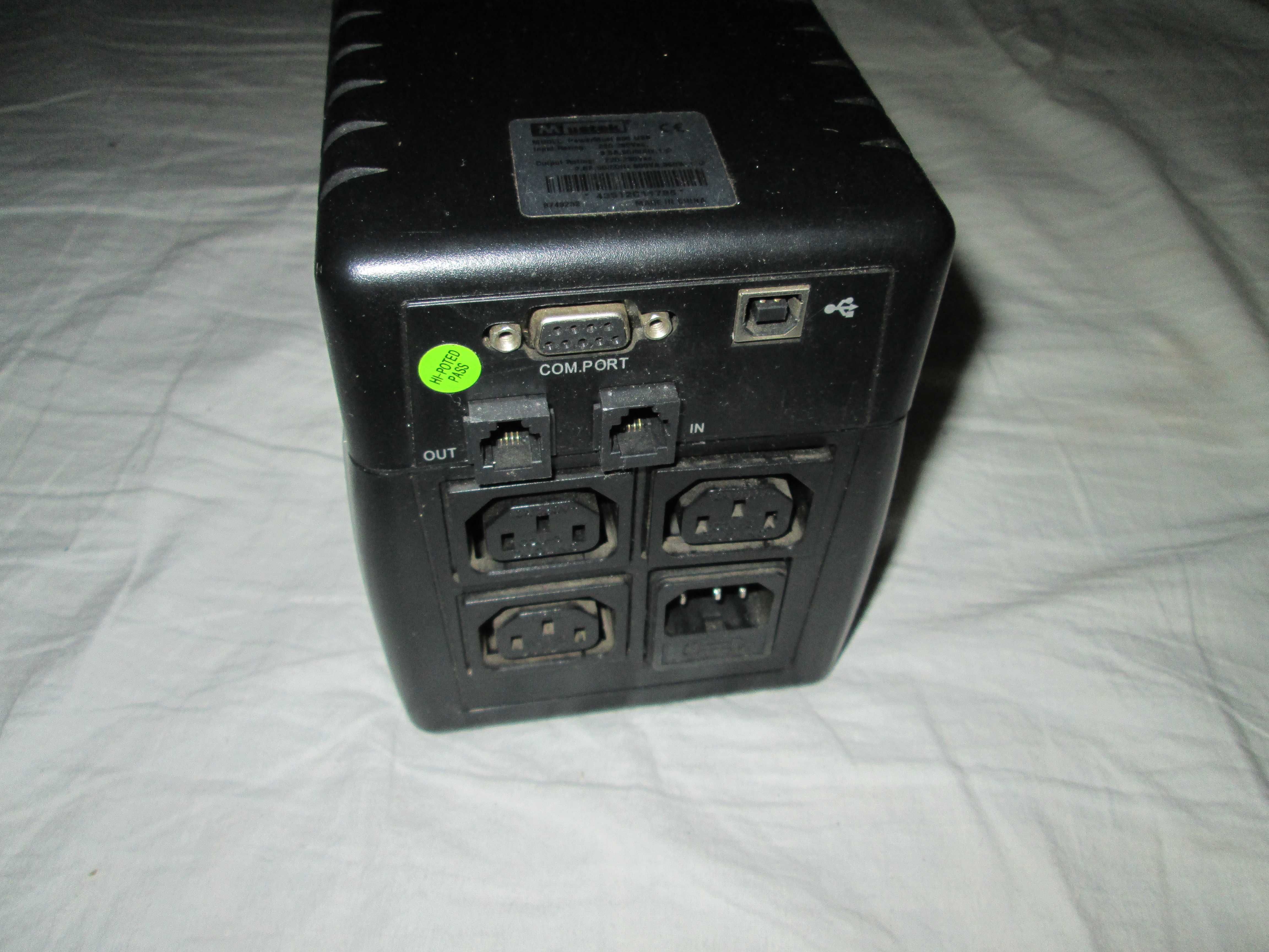 Продам источник бесперебойного питания ИБП
Mustek PowerMust 600 USB