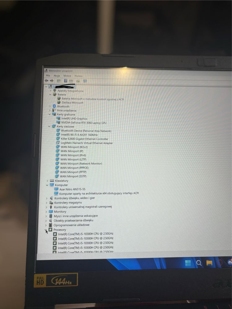 Acer nitro 5 AN515-55