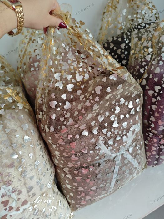 М'якусенький Шарпей 5 см плед ковдра полотна велюрова в полоску на под