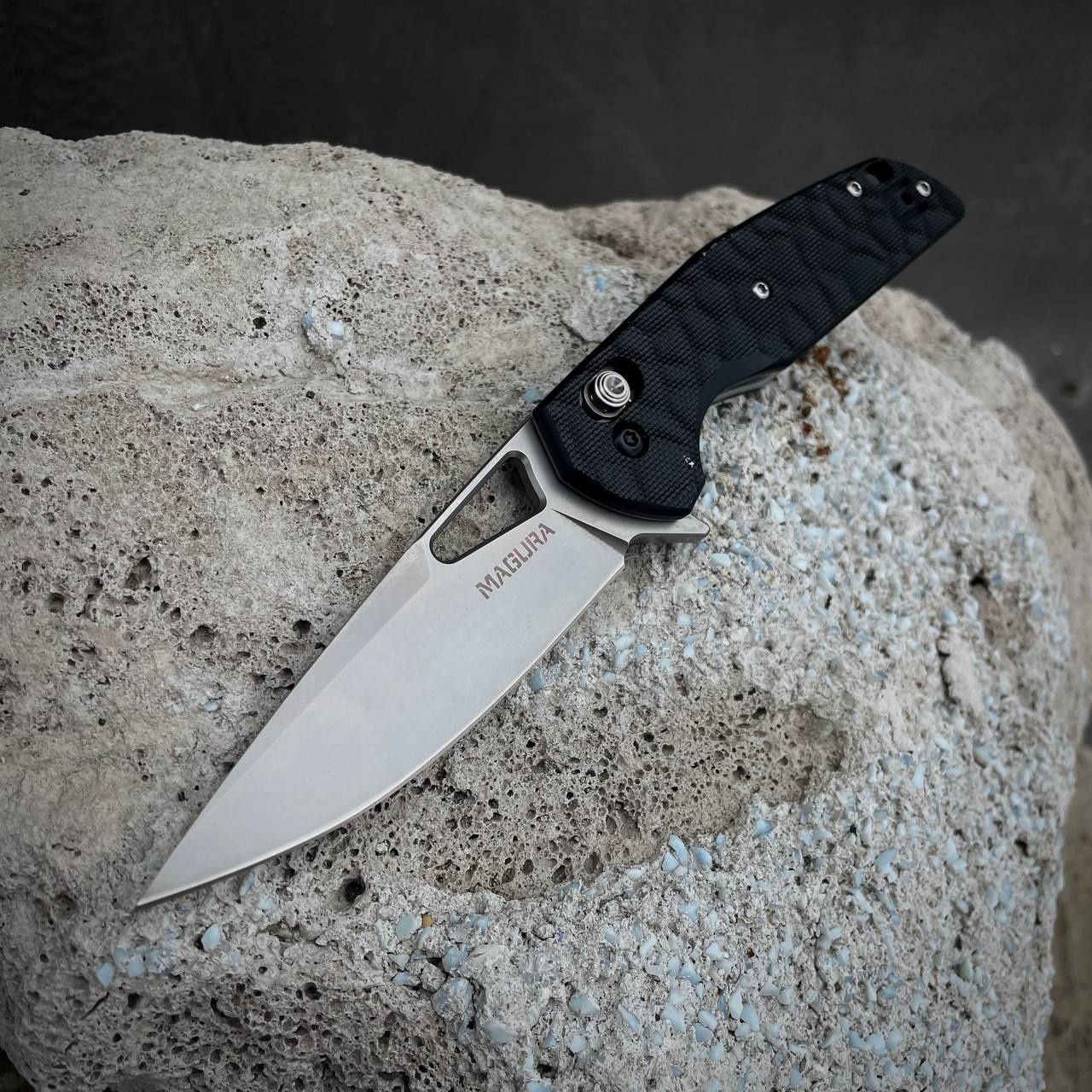 Ніж складний Magura J171 Black Stonewash