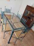 Mesa de Jantar em ferro forjado