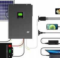 Сонячний інвертор ДБЖ УПС GREEN CELL Solar MPPT 12V 230V 1000W 2000W