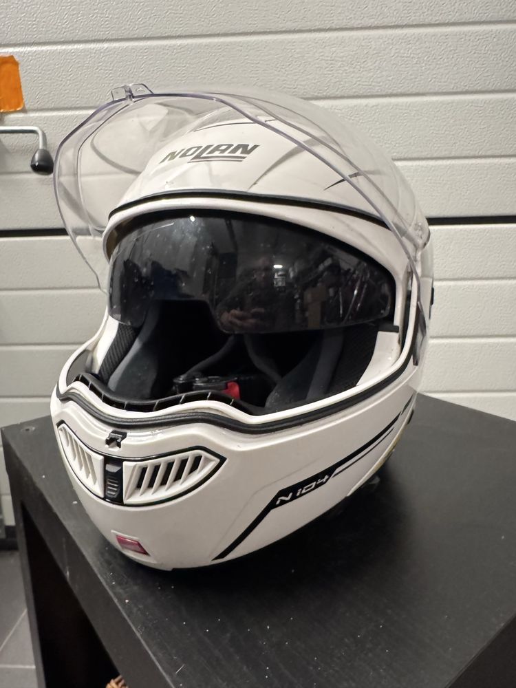 Kask szczękowy Nolan N104 EVO, N-Com, rozm. M, stan bardzo dobry.