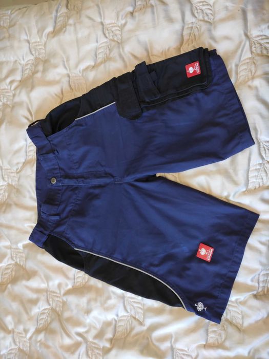 Męskie krótkie spodenki robocze i polo Engelbert Strauss r. 46 bdb