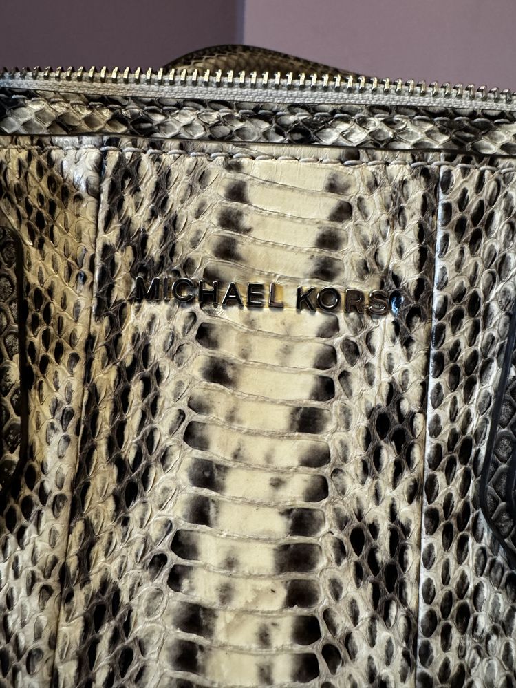 Piękna torebka Michael Kors skóra węża oryginał!
