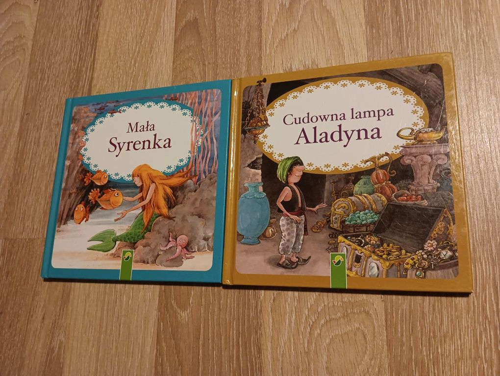 Książki dla dzieci. Mała Syrenka i Cudowna lampa Aladyna