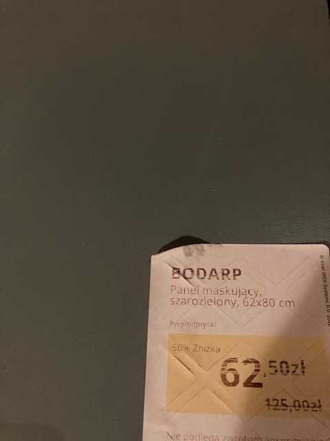 BODARP-IKEA panel maskujący szarozielony 62x80