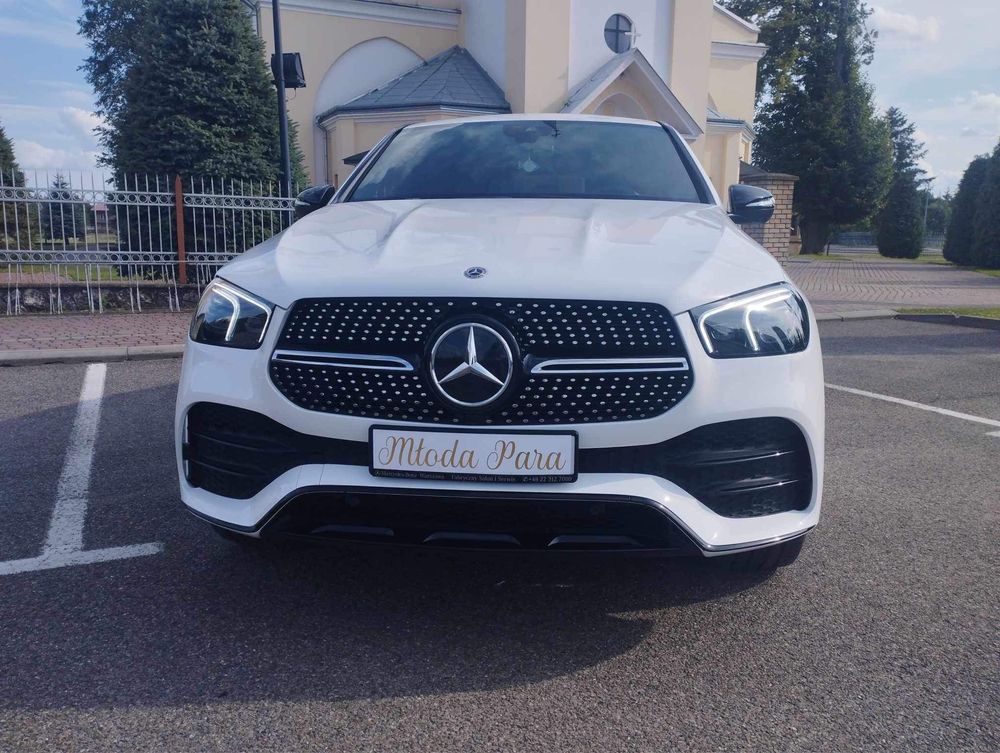 Auto na wynajem ślub Mercedes GLE coupé nowy model