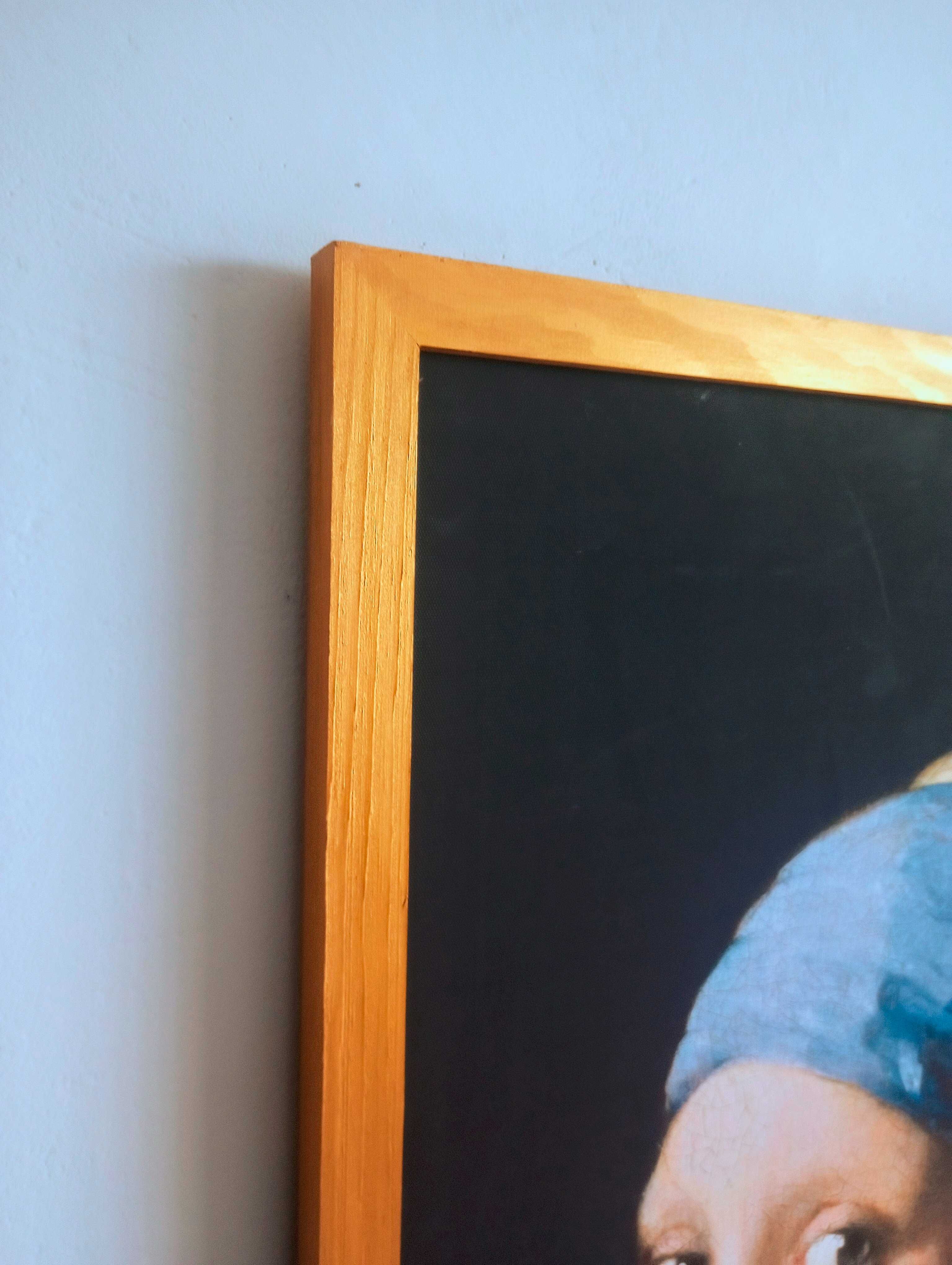 Obraz na płótnie - Dziewczyna z perłą, Johannes Vermeer, 50X70cm