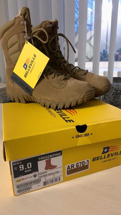 Берці демосезонні 42(9) Belleville KHYBER TR550WPINS,7,8,9,10,11,12,13