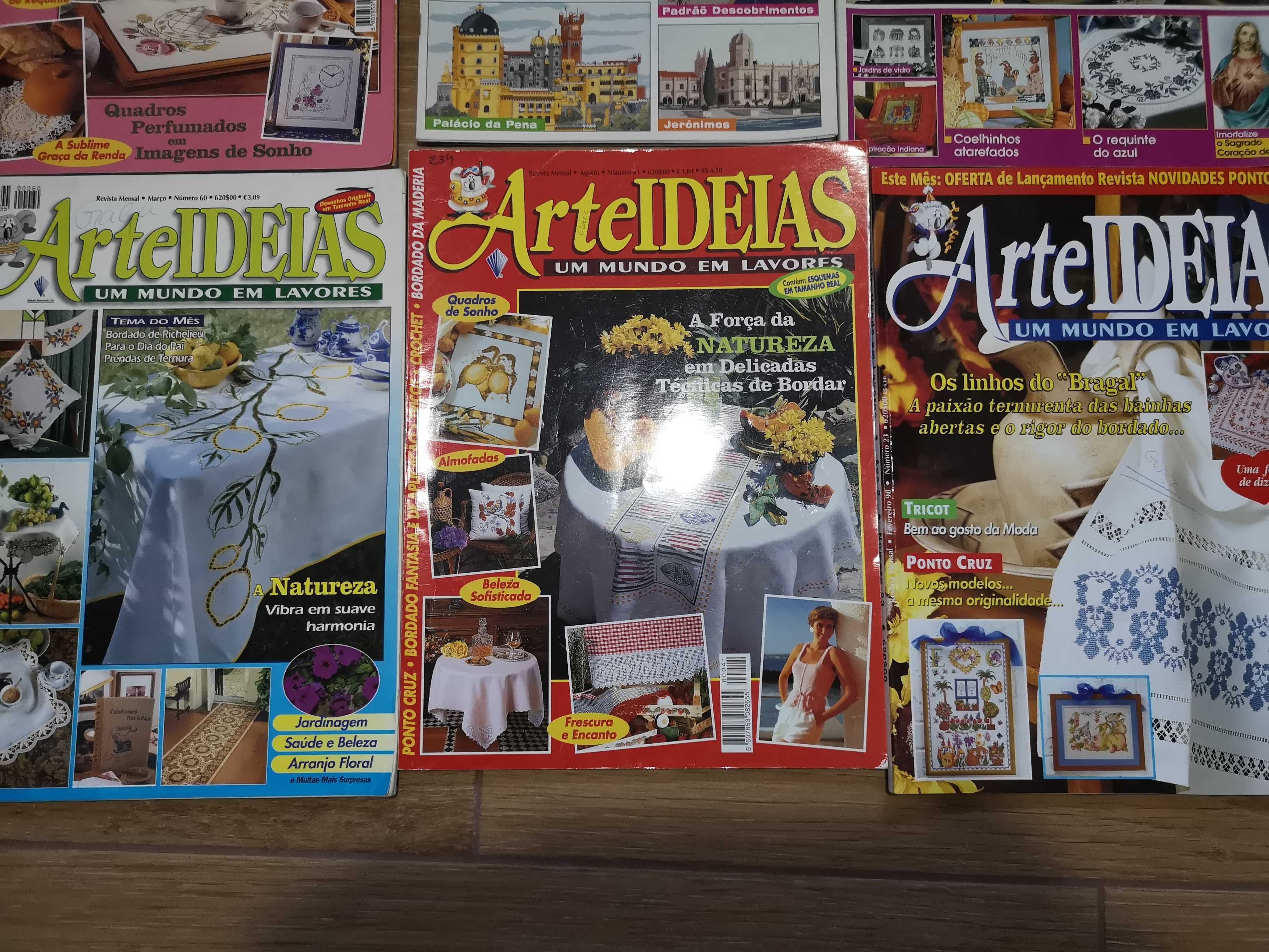 revistas de rendas e bordados