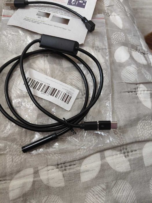 Kamera endoskopowa inspekcyjna do telefonu lub komputera.