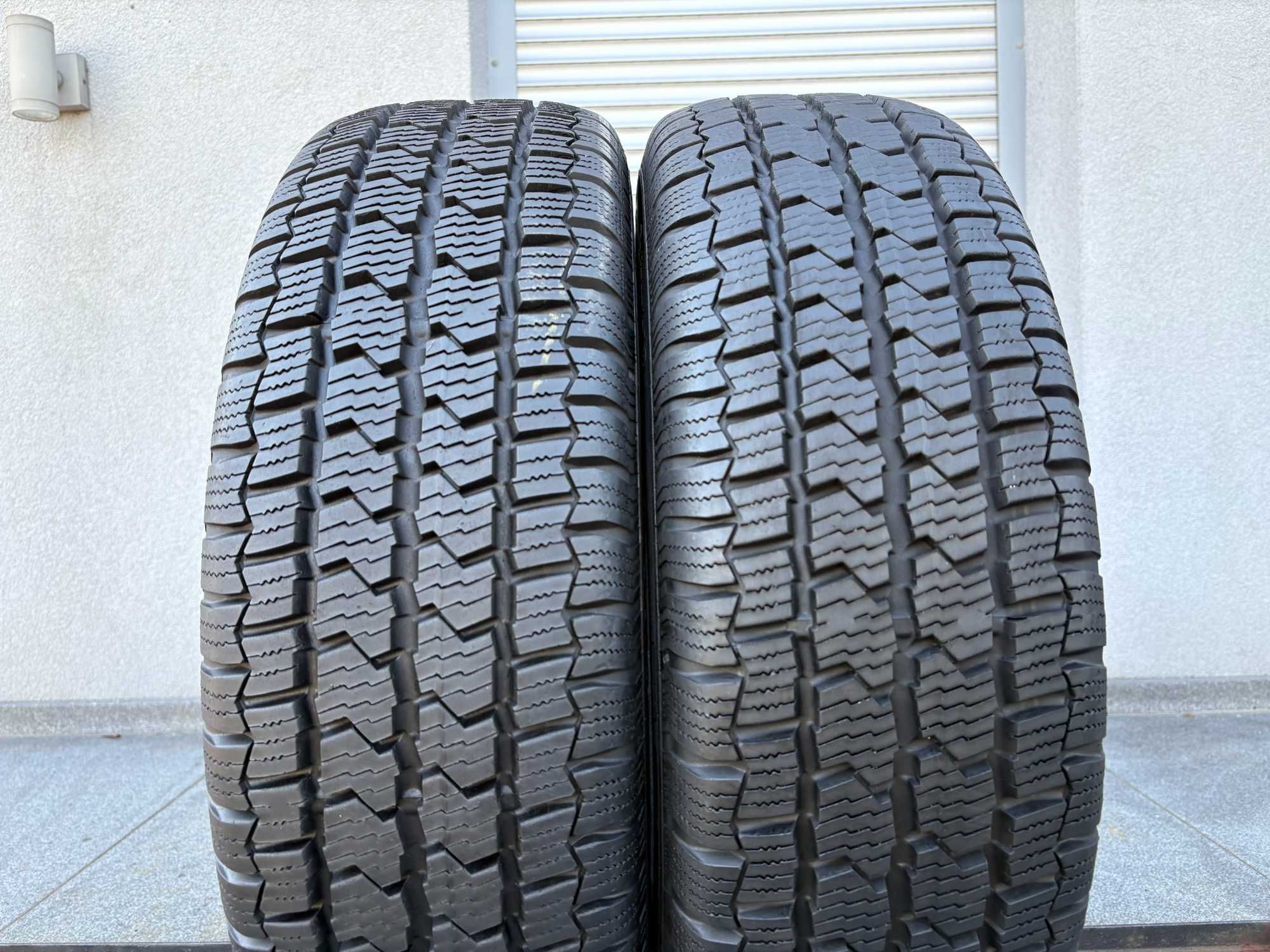 x2 całoroczne 205/65R16C Continental 8,8mm 2024r FV23% Jak nowe! 4S127