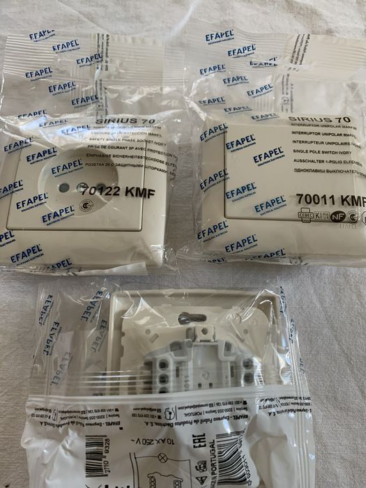 Tomada e interruptores