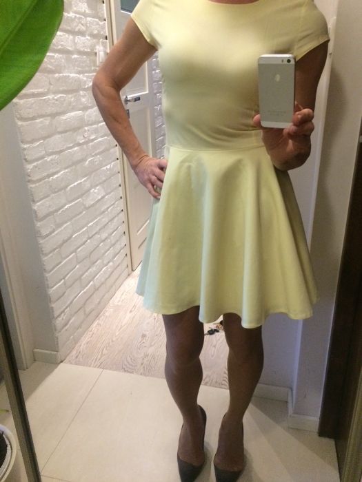 Delikatna zwiewna sukienka roz M