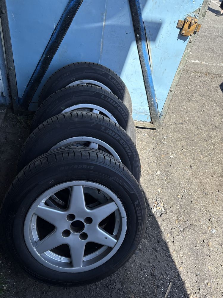 Felgi aluminiowe ATS 15” 4x100 z oponami letnimi Laufen 185/65