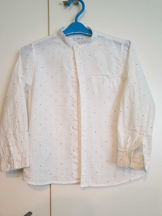 Koszule białe chłopięce r. 116