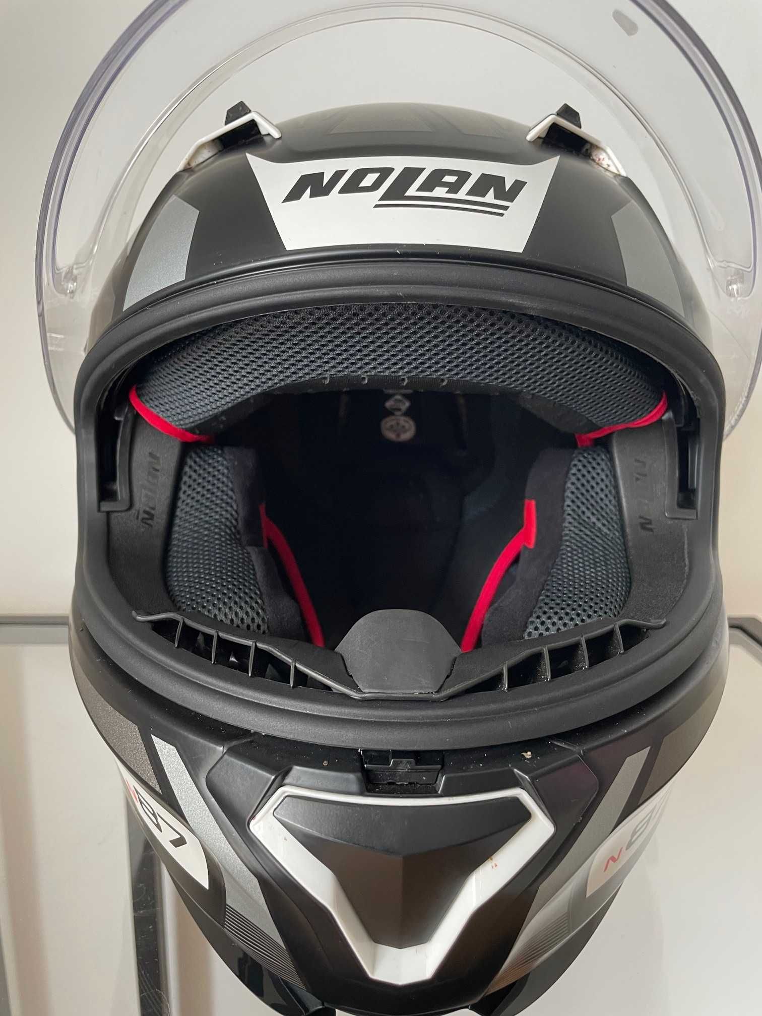 Kask motocyklowy Nolan N87 z intercomem Nolan B601 jak nowy