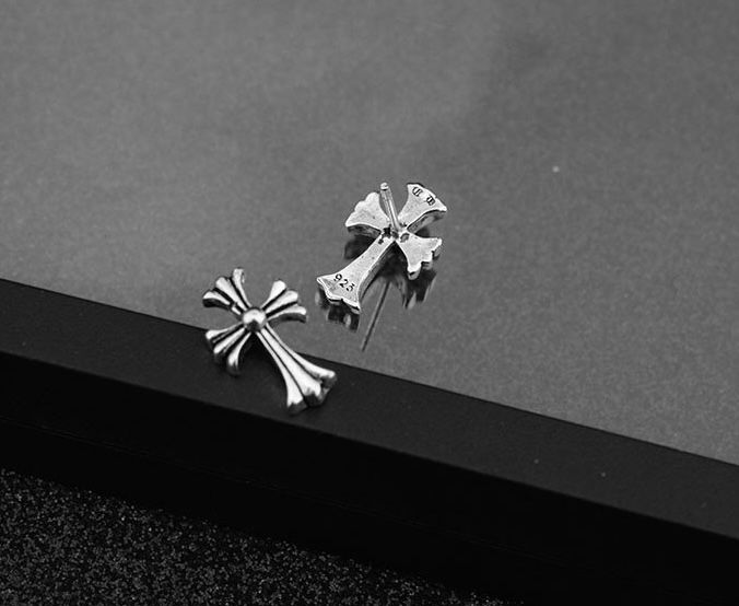 Сережки гудзики Chrome Hearts | Сережки Хром Хартс | ціна за пару