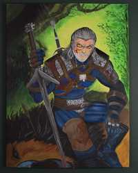 Obraz Akrylowy Wiedźmin Geralt