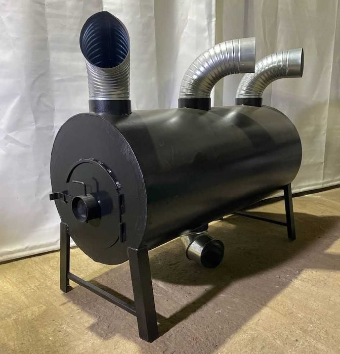 ДУЖЕ ЕКОНОМНА! ККД 90%! 1025м3! Піч Булер'ян Буржуйка / Печь Булерьян