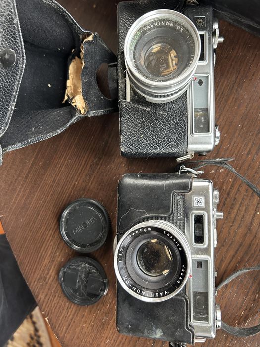 Yashica electro 3 szt i pokrowce