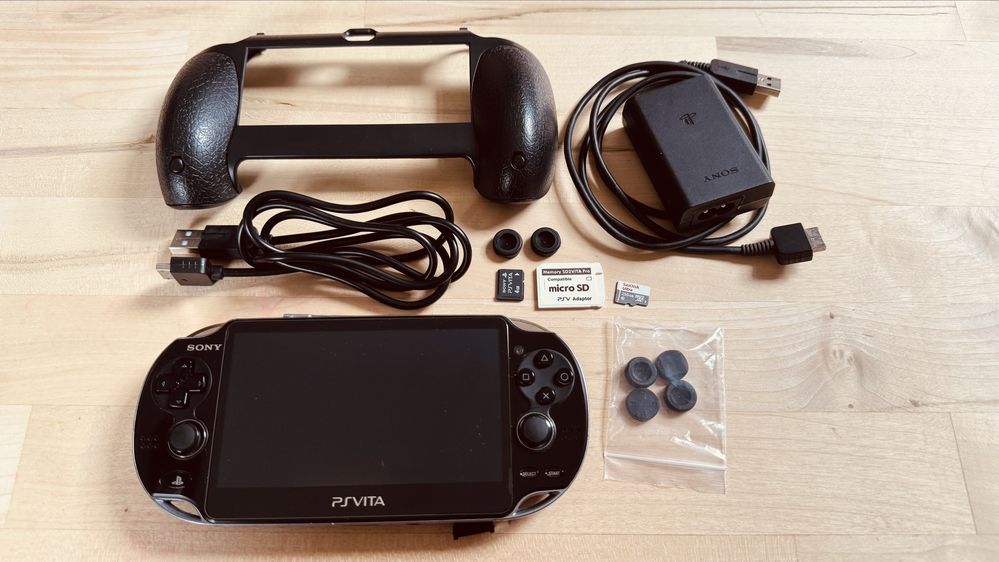 PlayStation Vita PS Oled CFW 256GB 4GB WiFi PCH1004 przerobiona zestaw