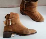 Botins pele nobuk 38