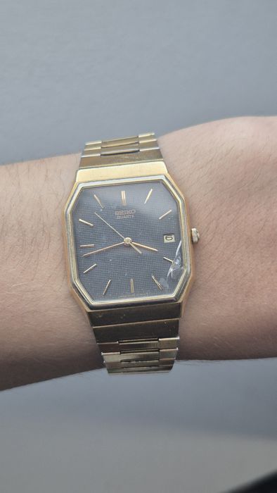 Unikat Seiko Złocony Octagon | Vintage Lata 80. | Sprawny